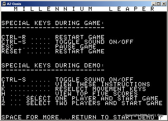 Key bindings